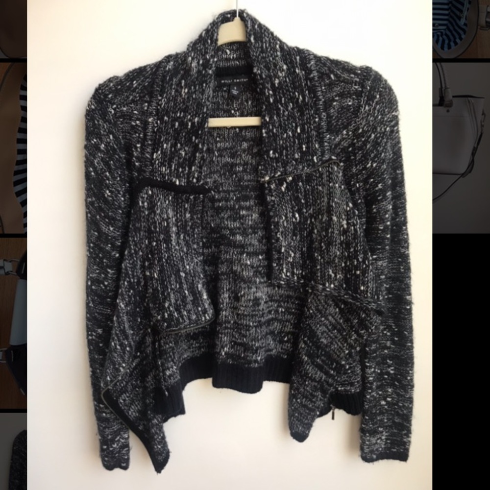 Trendy winter zip up jacket